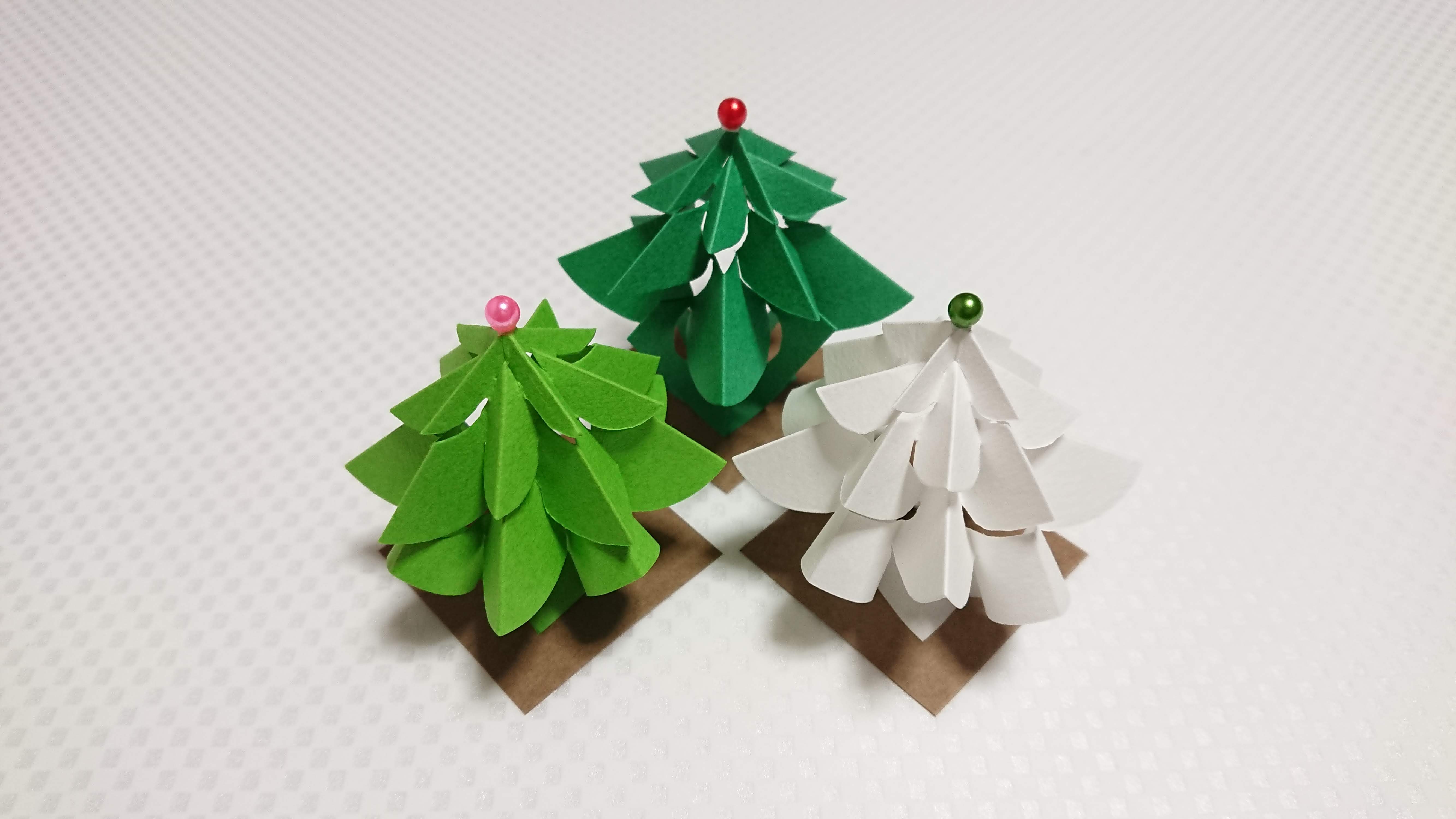 折花・ペーパーディフューザー作品●クリスマスツリー